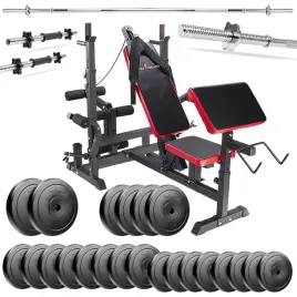 zestaw-kulturystyczny-120kg-mocna-lawka-stojaki-sztanga-hantle-obciazenia