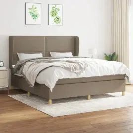 vidaxl-lozko-kontynentalne-z-materacem-taupe-tkanina-180x200-cm
