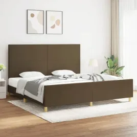 vidaxl-rama-lozka-bez-materaca-ciemnobrazowa-200x200-cm-tkanina