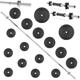zestaw-sztanga-obciazenia-42kg-do-treningu-cwiczen-z-gryfem-prostym-hantle