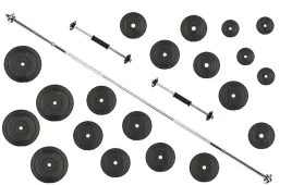 zestaw-sztanga-obciazenia-57kg-do-treningu-cwiczen-z-gryfem-prostym-hantle