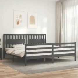 vidaxl-rama-lozka-z-wezglowiem-szara-200x200-cm-lite-drewno