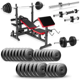 zestaw-kulturystyczny-159kg-mocna-lawka-stojaki-sztanga-hantle-obciazenia