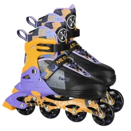 rolki-lyzworolki-regulowane-nils-extreme-twist-na13810-zolte-r-l-39-42