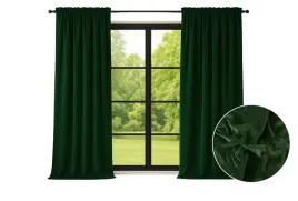 2x-zaslona-welurowa-butelkowa-zielen-140x240cm-elegancka-miekka-salon-gruba
