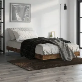 vidaxl-lozko-bez-materaca-przydymiony-dab-100x200-cm