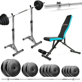 zestaw-kulturystyczny-77kg-silowy-lawka-stojaki-sztanga-obciazenia