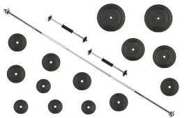 zestaw-sztanga-obciazenia-60kg-do-treningu-cwiczen-z-gryfem-prostym-hantle
