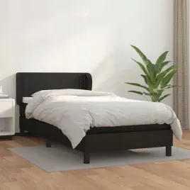 vidaxl-lozko-kontynentalne-z-materacem-czarne-ekoskora-90x190-cm