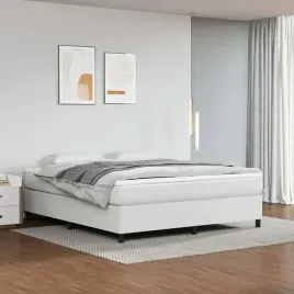 vidaxl-lozko-kontynentalne-z-materacem-biale-ekoskora-160x200-cm