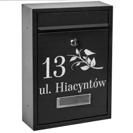 skrzynka-pocztowa-na-listy-czarna-wzor-napis-skrzynka-z-adresem-na-listy