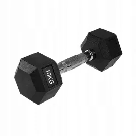 hantel-sztangielka-ciezarek-hex-staly-ciezar-ogumowany-powlekany-10kg