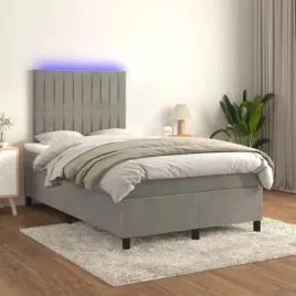 vidaxl-lozko-kontynentalne-z-materacem-i-led-szare-120x200cm-aksamit