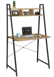 biurko-rustykalne-komputerowe-z-nadstawka-loftowe-dab-craft-metalowe-loft
