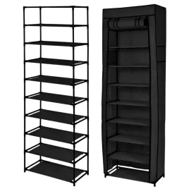 szafka-tekstylna-z-polkami-na-buty-do-przedpokoju-regal-stojak-czarny-loft