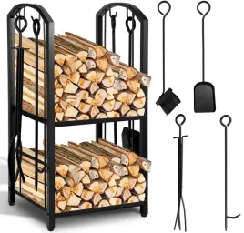 stojak-na-drewno-kominkowe-metalowy-z-akcesoriami-polkami-kosz-regal-loft