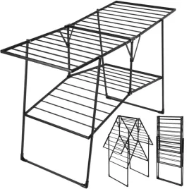 suszarka-na-pranie-stojaca-dwupoziomowa-do-ubran-pietrowa-skladana-premium