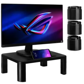 podstawka-pod-monitor-laptop-podstawa-polka-czarna-regulowana-biuro-uchwyt