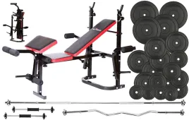 zestaw-kulturystyczny-126kg-silowy-lawka-sztanga-gryf-hantle-obciazenie