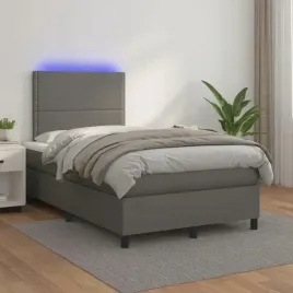 vidaxl-lozko-kontynentalne-z-materacem-i-led-szara-ekoskora-120x200cm