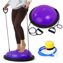 platforma-do-balansowania-cwiczen-polpilka-gimnastyka-rownowagi-zestaw