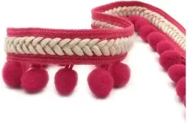 tasma-z-pomponikami-fuksja-11mm-tasiemka-pasmanteryjna-50-m