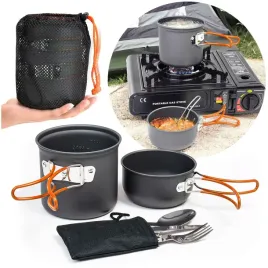 naczynia-turystyczne-skladane-zestaw-garnkow-naczyn-sztuccow-na-camping