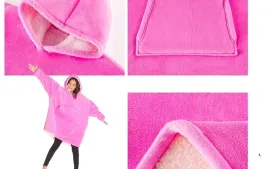 ciepla-bluza-oversize-xxl-koc-gruba-bluza-kaptur-bluzokoc-2w1-ciemny-rozowy