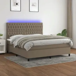 vidaxl-lozko-kontynentalne-z-materacem-taupe-160x200-cm-tkanina