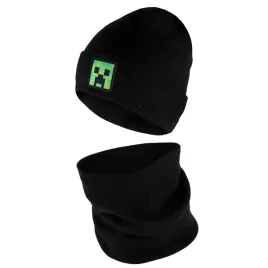 czapka-z-kominem-komplet-bawelniany-w-prazaki-dla-dziecka-zestaw-6-10-lat