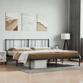 vidaxl-metalowa-rama-lozka-z-wezglowiem-czarna-200x200-cm