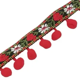 tasma-z-pomponikami-kwiaty-11mm-tasiemka-pasmanteryjna-50-m