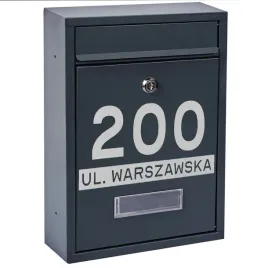 skrzynka-pocztowa-na-listy-szara-wzor-napis-skrzynka-z-napisem-na-listy