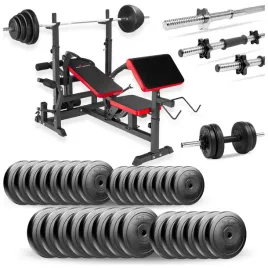 zestaw-kulturystyczny-190kg-mocna-lawka-stojaki-sztanga-hantle-obciazenia