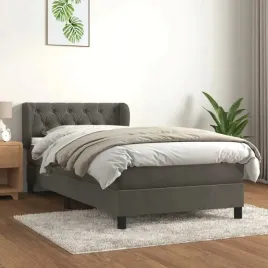 vidaxl-lozko-kontynentalne-z-materacem-ciemnoszary-aksamit-80x200-cm