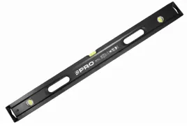 poziomica-pro1000-120cm-czarna-2-stronnie-frez-z-uchwytami-pro