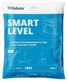 kubala-1893-smart-level-klipsy-do-poziomowania-plytek-2mm-100-sztuk