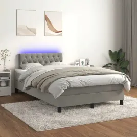 vidaxl-lozko-kontynentalne-z-materacem-i-led-szare-120x200cm-aksamit