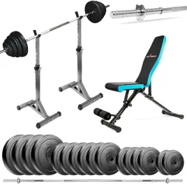 zestaw-kulturystyczny-114kg-silowy-lawka-stojaki-sztanga-obciazenia