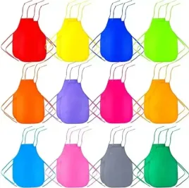 fartuszek-kuchenny-dla-dzieci-wodoodporny-ochronny-zestaw-kolory-mix-12szt