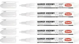 marker-kredowy-cienki-toma-to-293-bialy-5-sztuk