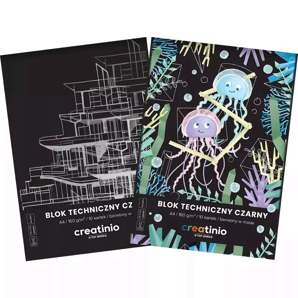 blok-techniczny-a4-10k-czarny-160g-creatini-a10