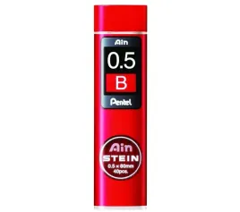 grafity-do-olowkow-pentel-ainstein-05-b-40szt-xl