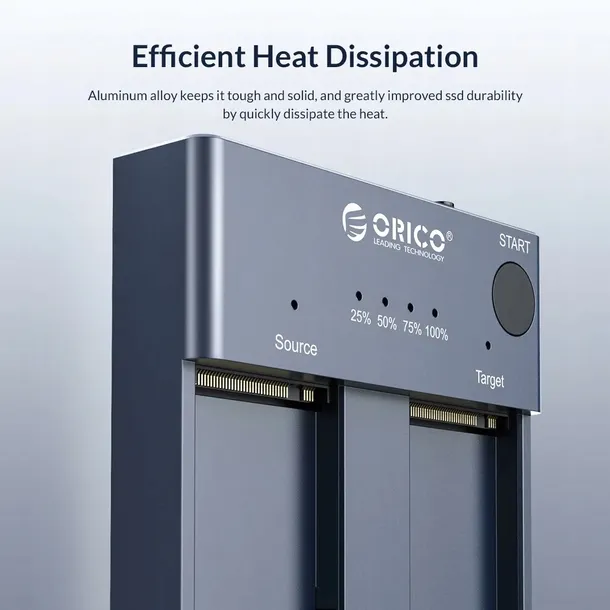 orico-stacja-klonujaca-dyski-m-2-usb-c-10gbps-kod-producenta-10gbps-m2p2-c3-c-eu-gy-bp-waga-z-opakowaniem-0-15-kg