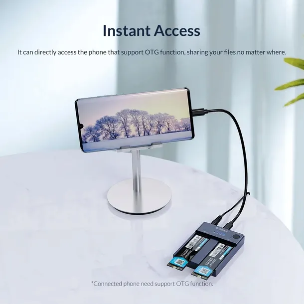 orico-stacja-klonujaca-dyski-m-2-usb-c-10gbps-stan-nowy-waga-z-opakowaniem-0-15-kg-kod-producenta-10gbps-m2p2-c3-c-eu-gy-bp