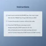 orico-stacja-klonujaca-dyski-m-2-usb-c-10gbps-kod-producenta-10gbps-m2p2-c3-c-eu-gy-bp-stan-nowy-waga-z-opakowaniem-0-15-kg