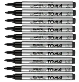 marker-permanentny-toma-to-090-czarny-opakowanie-10-sztuk