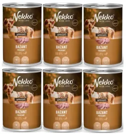 nekko-karma-mokra-dla-psa-bazant-6x400g