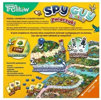 gra-spy-guy-junior-zwierzaki-trefl-stan-opakowania-oryginalne