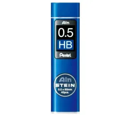 grafity-do-olowkow-pentel-ainstein-05-hb-40szt-xl